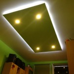 LED podsvietený strop